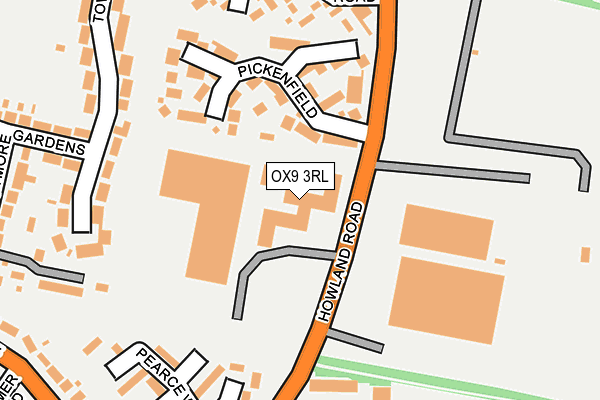 OX9 3RL map - OS OpenMap – Local (Ordnance Survey)