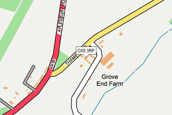 OX9 3RP map - OS OpenMap – Local (Ordnance Survey)