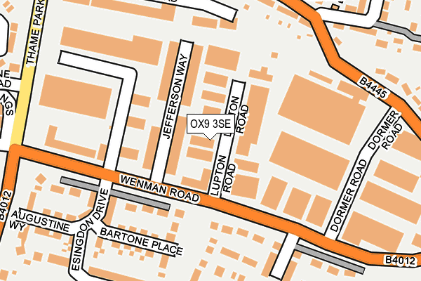 OX9 3SE map - OS OpenMap – Local (Ordnance Survey)