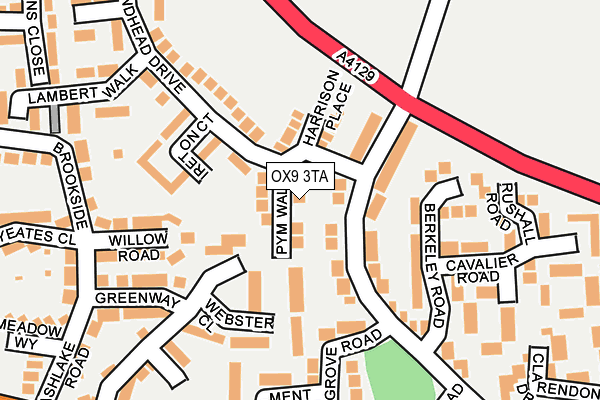 OX9 3TA map - OS OpenMap – Local (Ordnance Survey)