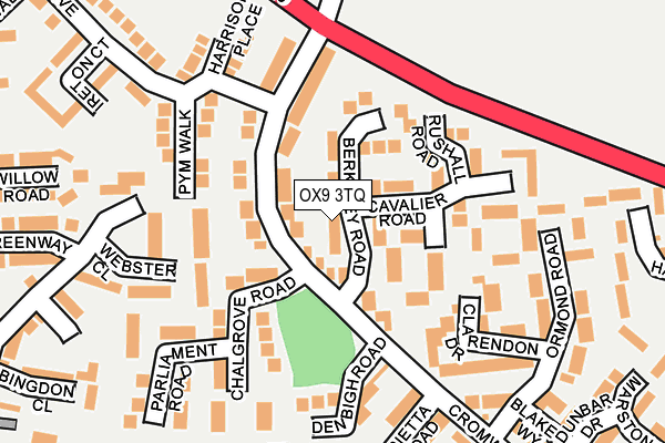 OX9 3TQ map - OS OpenMap – Local (Ordnance Survey)