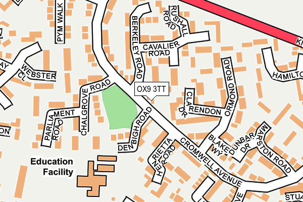 OX9 3TT map - OS OpenMap – Local (Ordnance Survey)