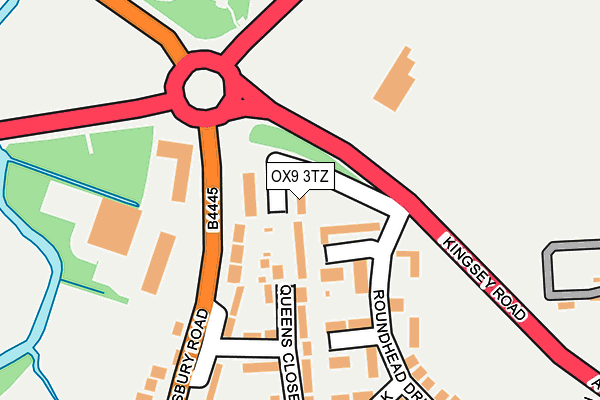 OX9 3TZ map - OS OpenMap – Local (Ordnance Survey)
