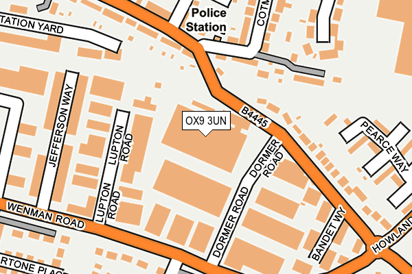 OX9 3UN map - OS OpenMap – Local (Ordnance Survey)