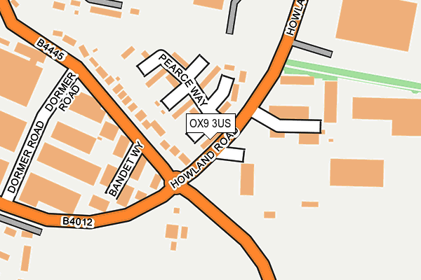 OX9 3US map - OS OpenMap – Local (Ordnance Survey)