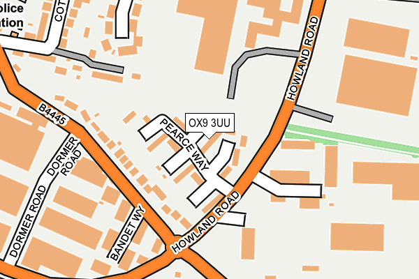 OX9 3UU map - OS OpenMap – Local (Ordnance Survey)