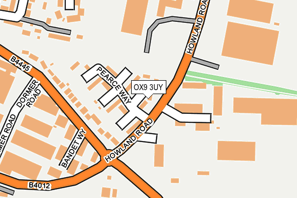OX9 3UY map - OS OpenMap – Local (Ordnance Survey)