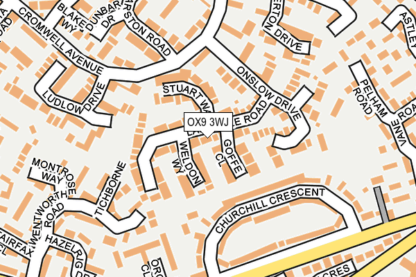 OX9 3WJ map - OS OpenMap – Local (Ordnance Survey)