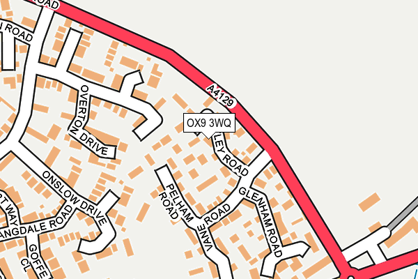 OX9 3WQ map - OS OpenMap – Local (Ordnance Survey)