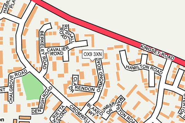 OX9 3XN map - OS OpenMap – Local (Ordnance Survey)