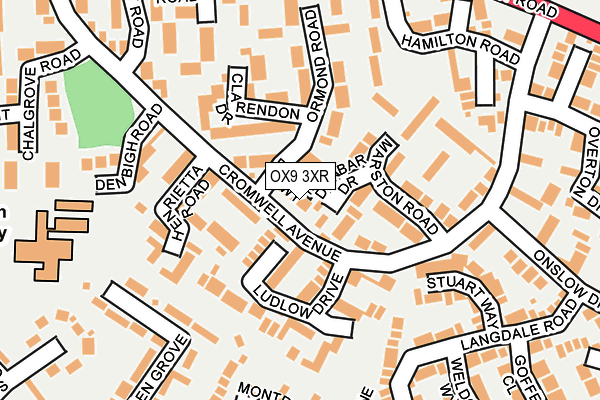 OX9 3XR map - OS OpenMap – Local (Ordnance Survey)