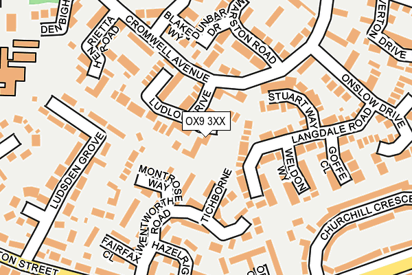 OX9 3XX map - OS OpenMap – Local (Ordnance Survey)