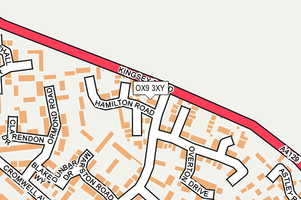 OX9 3XY map - OS OpenMap – Local (Ordnance Survey)