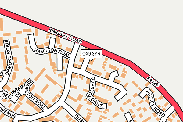 OX9 3YR map - OS OpenMap – Local (Ordnance Survey)