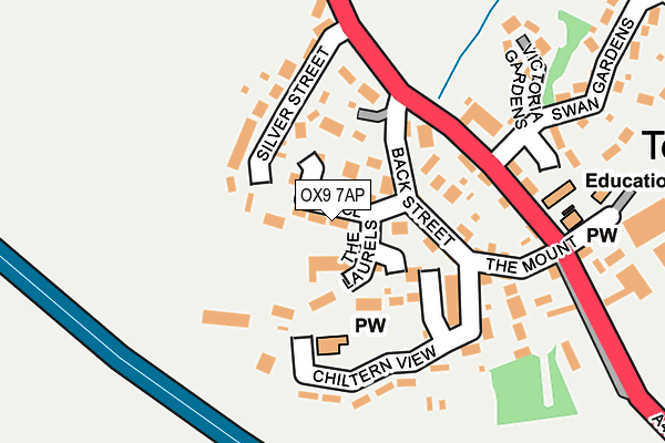 OX9 7AP map - OS OpenMap – Local (Ordnance Survey)
