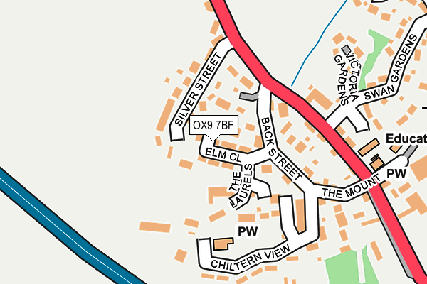 OX9 7BF map - OS OpenMap – Local (Ordnance Survey)