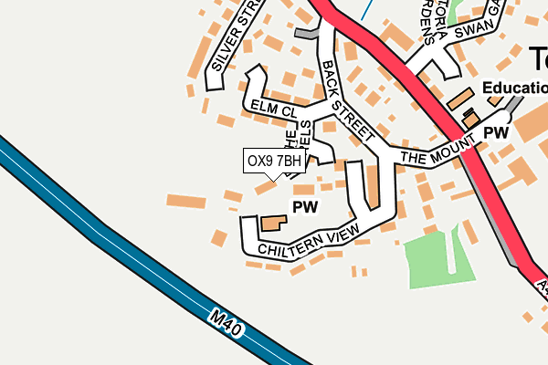 OX9 7BH map - OS OpenMap – Local (Ordnance Survey)
