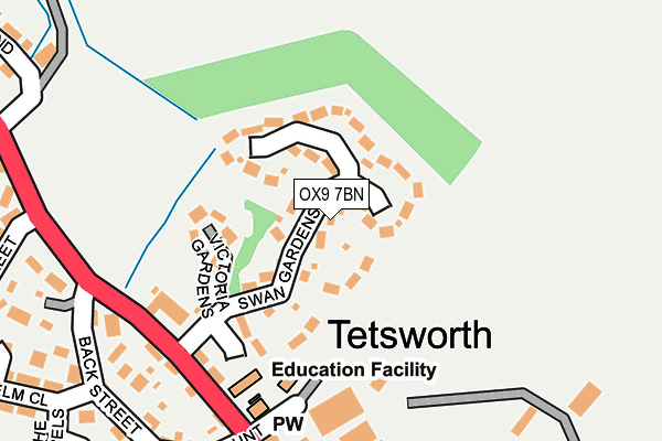 OX9 7BN map - OS OpenMap – Local (Ordnance Survey)