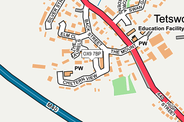 OX9 7BP map - OS OpenMap – Local (Ordnance Survey)