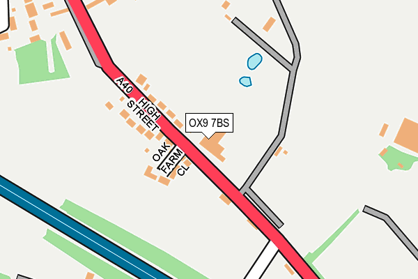 OX9 7BS map - OS OpenMap – Local (Ordnance Survey)