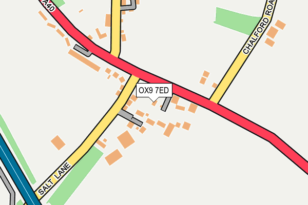 OX9 7ED map - OS OpenMap – Local (Ordnance Survey)