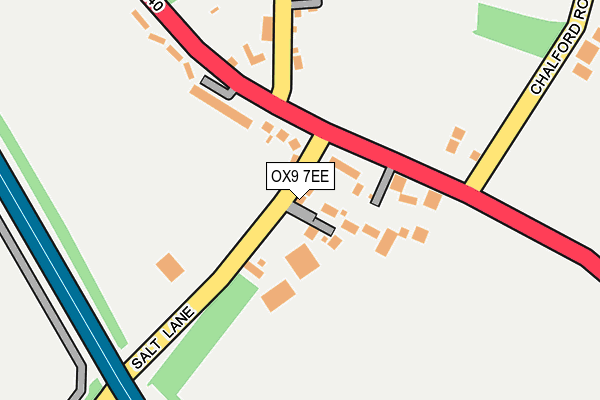 OX9 7EE map - OS OpenMap – Local (Ordnance Survey)