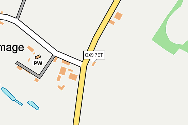 OX9 7ET map - OS OpenMap – Local (Ordnance Survey)