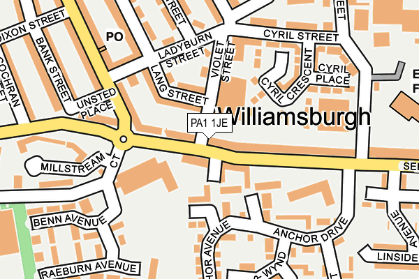 Map of VICLIN(KILMARNOCK) LIMITED at local scale