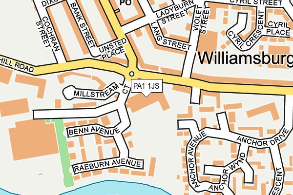 Map of WHITACRES & CO ACCOUNTANTS LTD at local scale