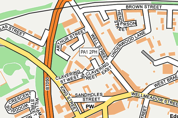 PA1 2PH map - OS OpenMap – Local (Ordnance Survey)