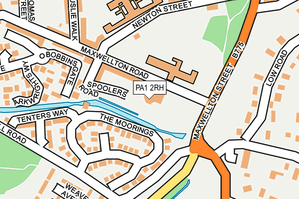 PA1 2RH map - OS OpenMap – Local (Ordnance Survey)