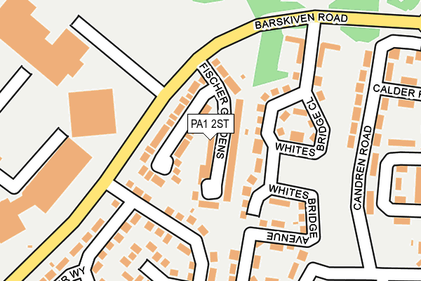 PA1 2ST map - OS OpenMap – Local (Ordnance Survey)