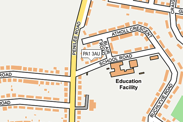 Map of ALL OUT PHYSIOTHERAPY LIMITED at local scale