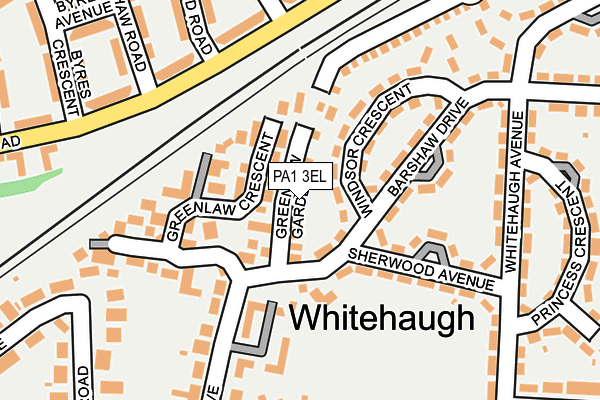 PA1 3EL map - OS OpenMap – Local (Ordnance Survey)