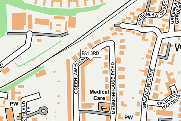 PA1 3RD map - OS OpenMap – Local (Ordnance Survey)