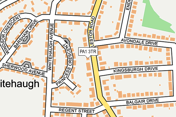 PA1 3TR map - OS OpenMap – Local (Ordnance Survey)