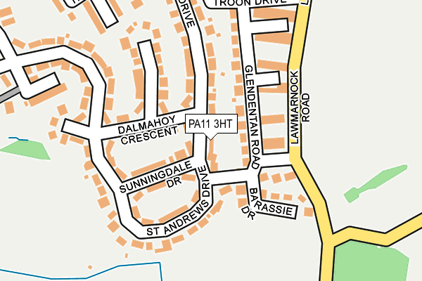 PA11 3HT map - OS OpenMap – Local (Ordnance Survey)