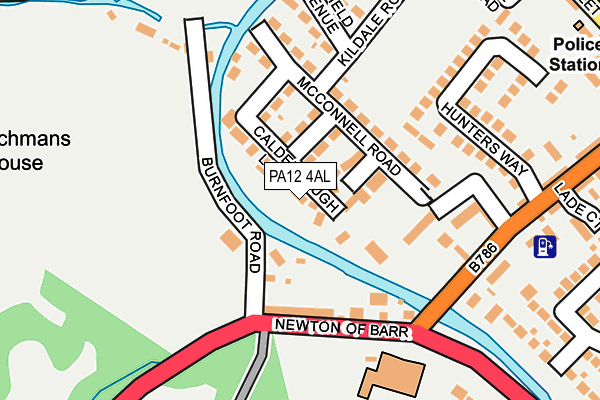 PA12 4AL map - OS OpenMap – Local (Ordnance Survey)