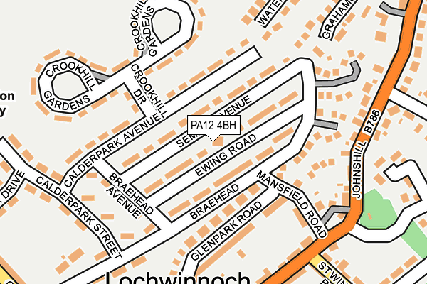 PA12 4BH map - OS OpenMap – Local (Ordnance Survey)