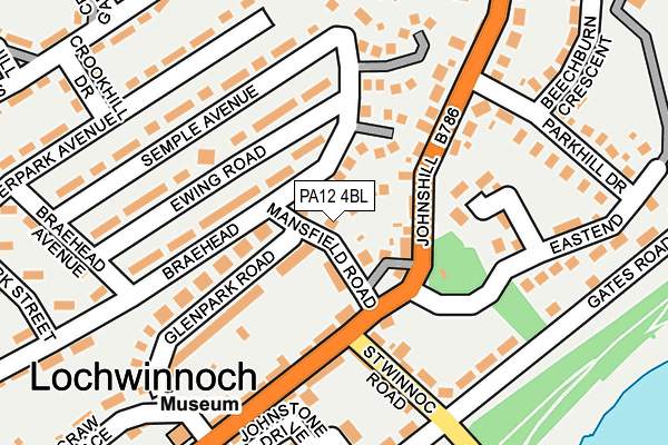 PA12 4BL map - OS OpenMap – Local (Ordnance Survey)