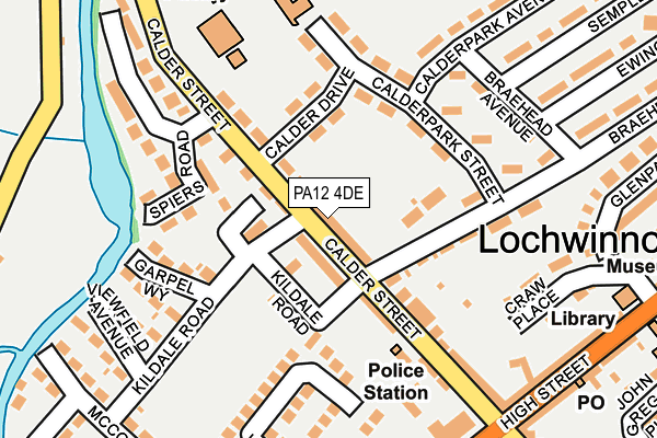 PA12 4DE map - OS OpenMap – Local (Ordnance Survey)