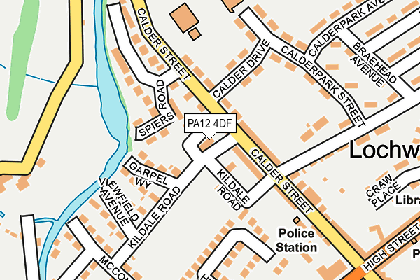 PA12 4DF map - OS OpenMap – Local (Ordnance Survey)