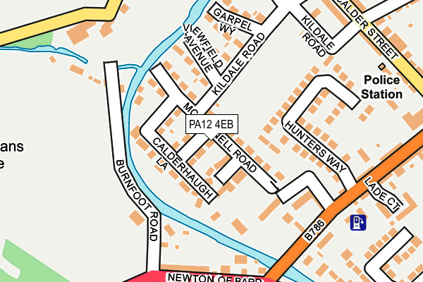 PA12 4EB map - OS OpenMap – Local (Ordnance Survey)