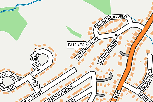 PA12 4EQ map - OS OpenMap – Local (Ordnance Survey)
