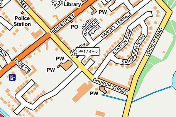 PA12 4HQ map - OS OpenMap – Local (Ordnance Survey)