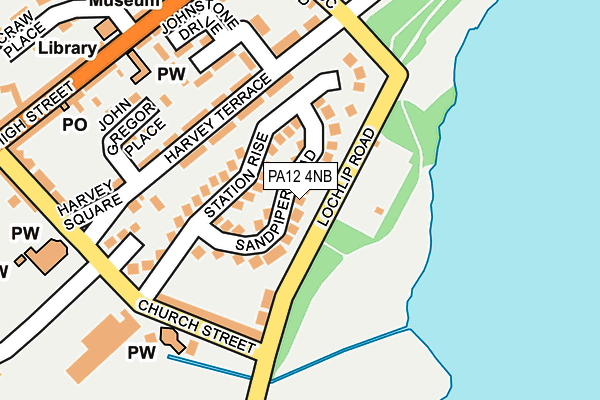 PA12 4NB map - OS OpenMap – Local (Ordnance Survey)