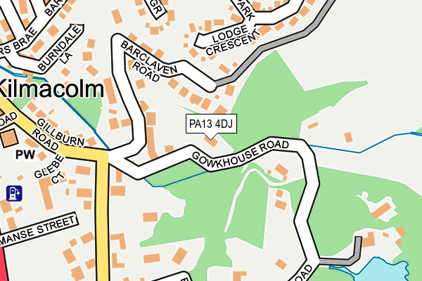 PA13 4DJ map - OS OpenMap – Local (Ordnance Survey)