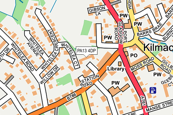 PA13 4DP map - OS OpenMap – Local (Ordnance Survey)