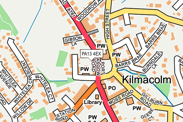PA13 4EX map - OS OpenMap – Local (Ordnance Survey)