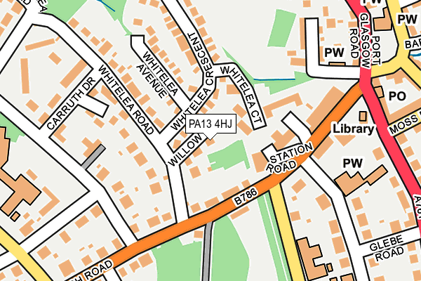 PA13 4HJ map - OS OpenMap – Local (Ordnance Survey)